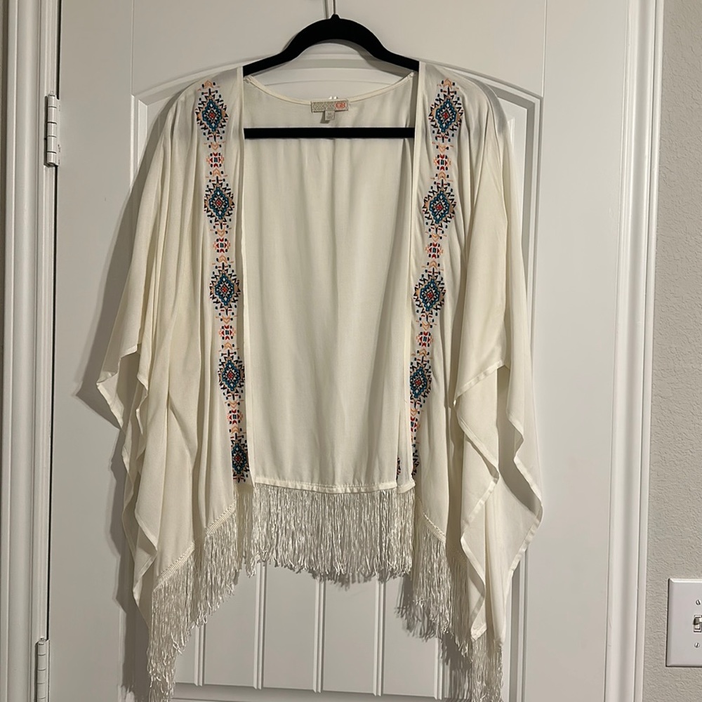 Boho Kimono with fringe